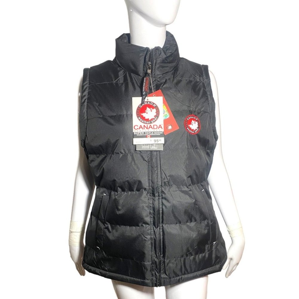 CANADA WEATHER GEAR WOMEN'S POLY FILLED VEST (SZ MED) (NWT)